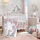 Alternate image 0 for Lambs &amp; Ivy&reg; Giraffe and A Half 4-Piece Crib Bedding Set in White/Grey