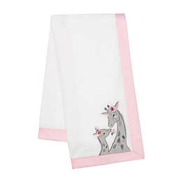 Lambs & Ivy® Giraffe and A Half Baby Blanket in White