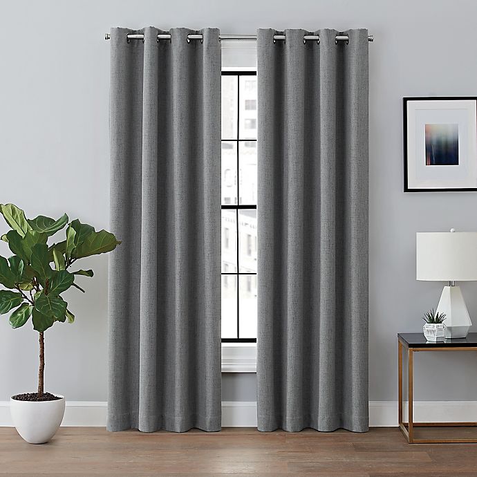 Brookstone™ Renwick Grommet 100% Blackout Lined Window Curtain Panel