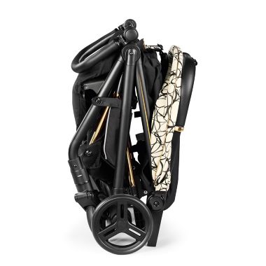 Peg Perego Selfie Stroller in Gold/Black. View a larger version of this product image.