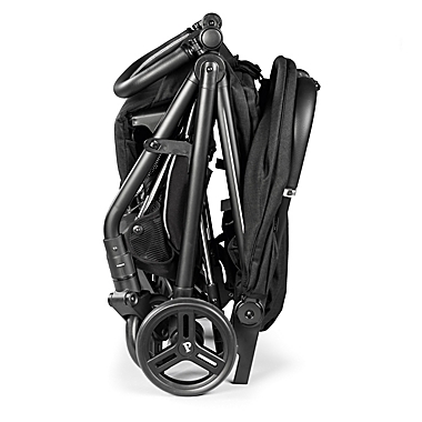 Peg Perego Selfie Stroller in Black. View a larger version of this product image.