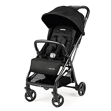 Peg Perego Selfie Stroller in Black. View a larger version of this product image.