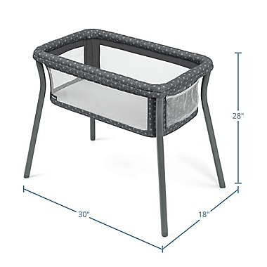 Chicco&reg; LullaGo&reg; Anywhere Portable Bassinet in Grey Star. View a larger version of this product image.