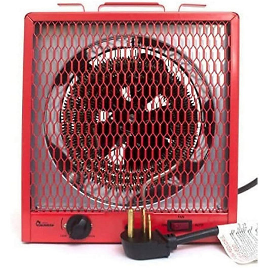 Alternate image 1 for Dr. Infrared Heater™ 4800/5600 watt Garage Heater Heater with 6-30R Plug in Red