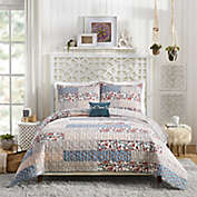 Jessica Simpson Tallulah Twin Quilt in Blue