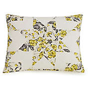 Vera Bradley&reg; Hummingbird Blooms Star Standard Pillow Sham in Yellow