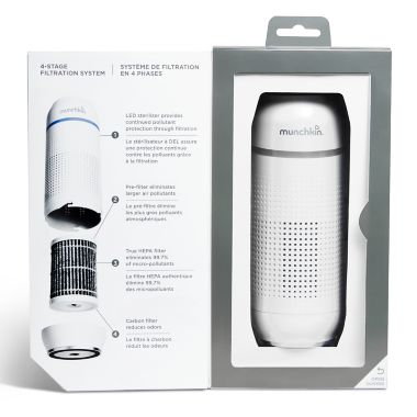 Munchkin&reg; Portable Air Purifier in White. View a larger version of this product image.