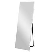 Neutype 64-Inch x 21-Inch Rectangular Full-Length Floor Mirror in White