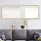 Alternate image 4 for Neutype 64-Inch x 21-Inch Rectangular Full-Length Floor Mirror in Gold