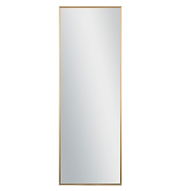 Neutype 64-Inch x 21-Inch Rectangular Full-Length Floor Mirror in Gold. View a larger version of this product image.
