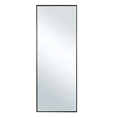 Neutype 64-Inch x 21-Inch Rectangular Full-Length Standing Floor Mirror in Black. View a larger version of this product image.