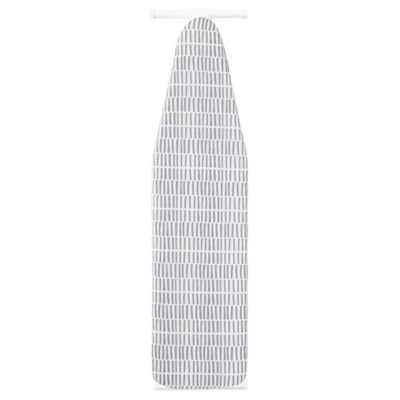Simply Essential&trade; Stripe and Sticks Ironing Board Cover in Grey/White