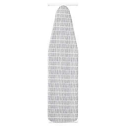 Simply Essential™ Stripe and Sticks Ironing Board Cover in Grey/White