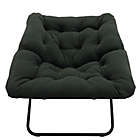 Alternate image 4 for Simply Essential&trade; Square Folding Lounge Chair in Charcoal
