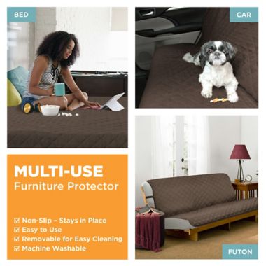 Zenna Home Smart Fit Reversible Faux Suede Furniture Cover Collection. View a larger version of this product image.