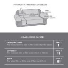 Alternate image 10 for Zenna Home Smart Fit Plush 3-Piece Waterproof Loveseat Cover in Garnet