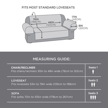 Zenna Home Smart Fit Waterproof Furniture Cover Collection. View a larger version of this product image.