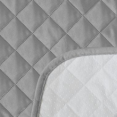 Zenna Home Smart Fit Plush 3-Piece Waterproof Recliner Cover in Grey. View a larger version of this product image.