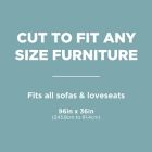 Alternate image 5 for Zenna Home Smart Fit Waterproof Furniture Seat Liner in Grey