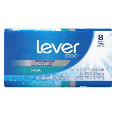 Lever 2000&reg; 8-Pack 4 oz. Bar Soap in Original. View a larger version of this product image.