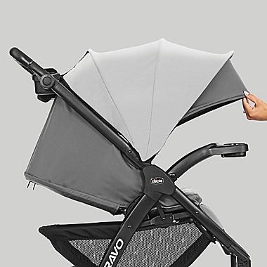Chicco&reg; Bravo&reg; LE Trio Travel System in Driftwood. View a larger version of this product image.