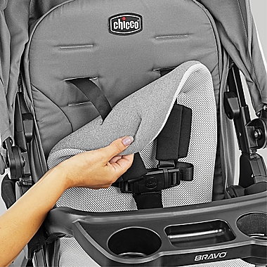 Chicco&reg; Bravo&reg; LE Trio Travel System in Driftwood. View a larger version of this product image.