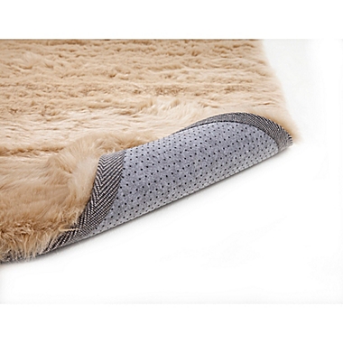 Abacasa Mink 8&#39; x 10&#39; Faux Fur Area Rug. View a larger version of this product image.