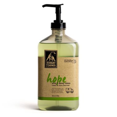 The Right To Shower&reg; 7 oz. Hope Body Wash with Aloe and Dewy Moss. View a larger version of this product image.