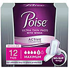 Alternate image 4 for Poise&reg; Active Collection&trade; 12-Count Ultra Thin Incontinence Pads with Wings