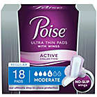 Alternate image 2 for Poise&reg; Active Collection&trade; 18-Count Ultra Thin Incontinence Pads with Wings