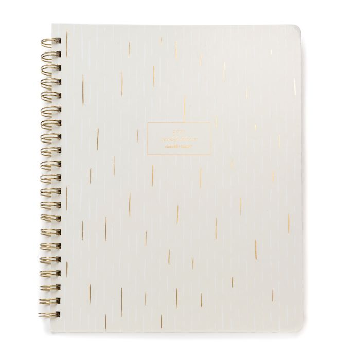 Russell + Hazel® 2021 Spiral Weekly Planner in White/Gold Bed Bath