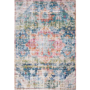Abacasa Rose Biscayne Rug in Blue. View a larger version of this product image.