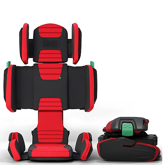 Alternate image 1 for mifold hifold Highback Booster Car Seat in Racing Red