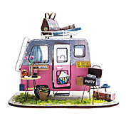 Happy Camper 86-Piece 3D DIY Mini Dollhouse Camper Puzzle