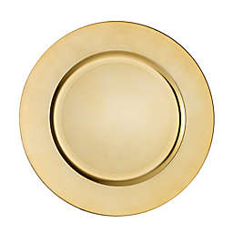 Simply Essential™ Charger Plates in Gold (Set of 6)