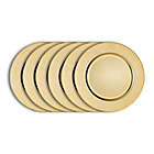 Alternate image 3 for Simply Essential&trade; Charger Plates in Gold (Set of 6)