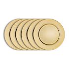Alternate image 3 for Simply Essential&trade; Charger Plates in Gold (Set of 6)