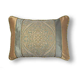 Newport King Pillow Shams in Taupe/Green (Set of 2)