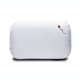 I Love Pillow Low Profile Queen Bed Pillow