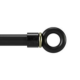Umbra® Circo 72 to 144-Inch Adjustable Single Curtain Rod Set in Matte Black