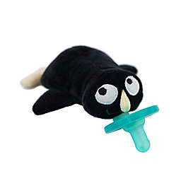 WubbaNub™ Size 0-6M Mama Penguin Pacifier in Black