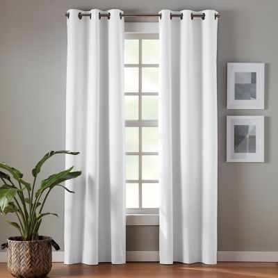 Simply Essential&trade; Robinson 63-Inch Grommet Blackout Curtain Panels in White (Set of 2)