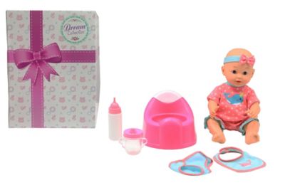 Gi-Go Toy 6-Piece Drink and Wet Baby Doll Set with Training Potty