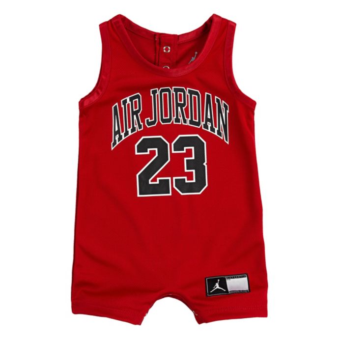 Jordan® "Air Jordan" Jersey Tank Romper buybuy BABY