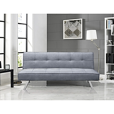 Serta&reg; Colby Recliner Sofa in Light Grey. View a larger version of this product image.