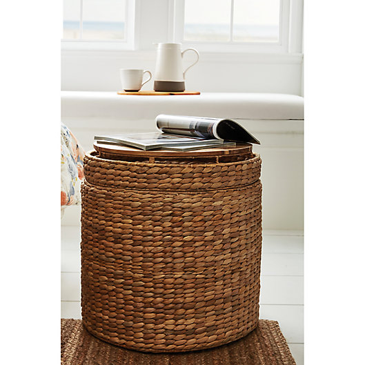 Alternate image 1 for Bee & Willow™ Home Water Hyacinth Storage Ottoman in Natural
