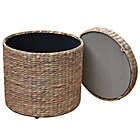Alternate image 9 for Bee &amp; Willow&trade; Water Hyacinth Storage Ottoman in Natural