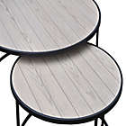 Alternate image 2 for Bee &amp; Willow&trade; 2-Piece Round Nesting Coffee Table Set in Light Natural