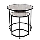 Alternate image 3 for Bee &amp; Willow&trade; 2-Piece Round Nesting Side Table Set in Light Natural