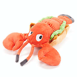 BARK Max's Maine Lobster Roll Plush Squeaker Dog Toy in Red/Tan